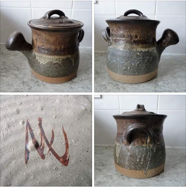 Rustic pots with MF, ME or MV mark - Michael Emmett  Myster55