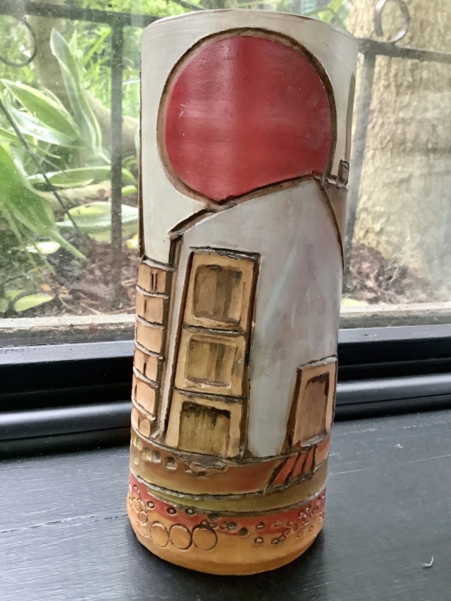 Unknown maker pottery vase.  Resize12