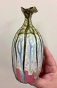 Mystery porcelain bud vase with drippy glaze - Chinese? 1507f210