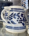 Blue floral jug with mystery Jo mark  2ef29710