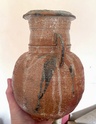 Shino glazed vase, MT or tw mark  421bc910