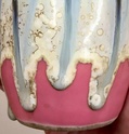 Mystery porcelain bud vase with drippy glaze - Chinese? 8875d610