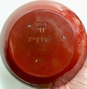 Mystery red bowl, probably European  94d4df10