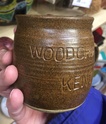 Woodchurch, Kent, Mug, possibly signed Ely  Aef46410