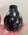 Black European / Continental vase with ink stamp  B6144310