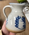 Cylinder vase with thistle decoration, GRM mark - Buxton Mill Pottery? E8879410