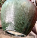Art Deco blue-green vase, unmarked  F3e65210