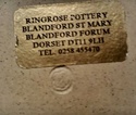 Joyce Ringrose, Ringrose Pottery, Blandford Forum, Dorset, rose flower mark Vase_w10