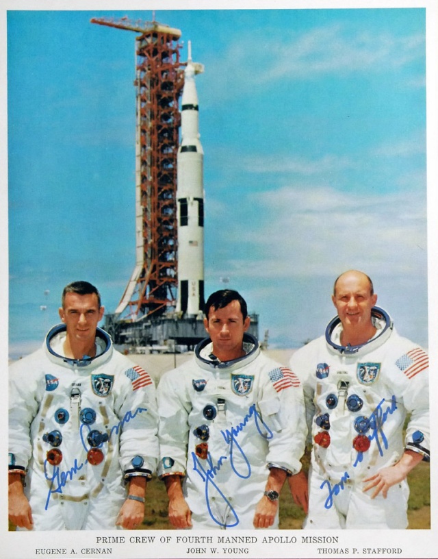 Autopen - Equipage Apollo 10 (Cernan - Young - Stafford) Apollo16