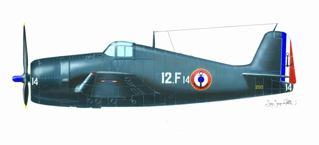 [Italeri / Eduard] 1/72 - Duo de la Royale entre Indochine et Algérie: Chance-Vought F4U-7 Corsair /Grumman F6F-5 Hellcat  F6f-510