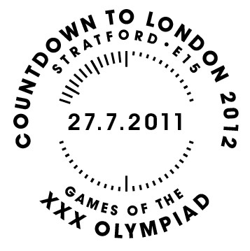 Programme des oblitérations pour les JO de Londres 2012 Olympi12