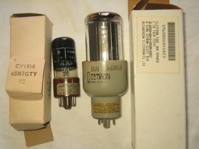 Cetron 5R4WGB & 6SN7 tubes - Sold Hifi4s18