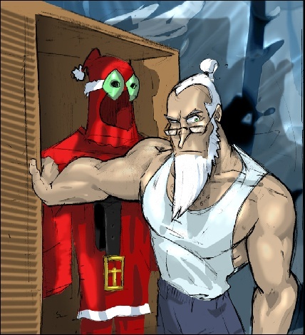 -SANTAMAN- HO HO HO Sans_t10