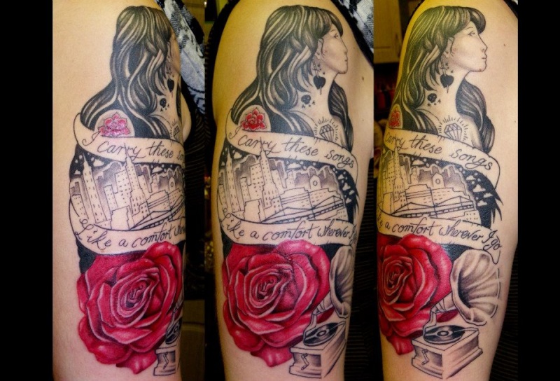 Gaslight Anthem inspired tattoos (photos of mine, feel free to post yours!) - Page 12 Half_s15