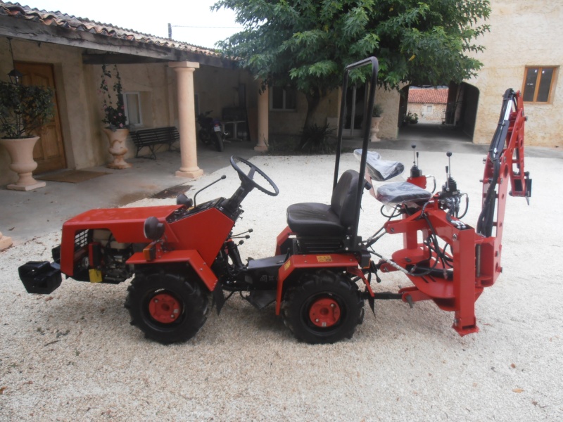Modification Pelle Retro Bach'alu pour Micro tracteur trop léger  P9170111
