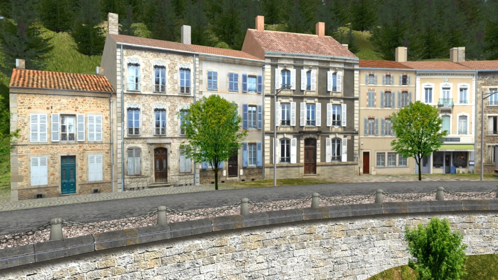 Maisons en texture photo Girau551