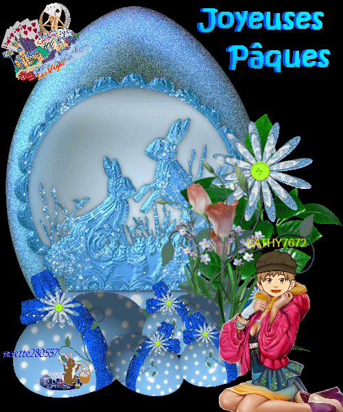 CARTE DE PAQUES Cathy10