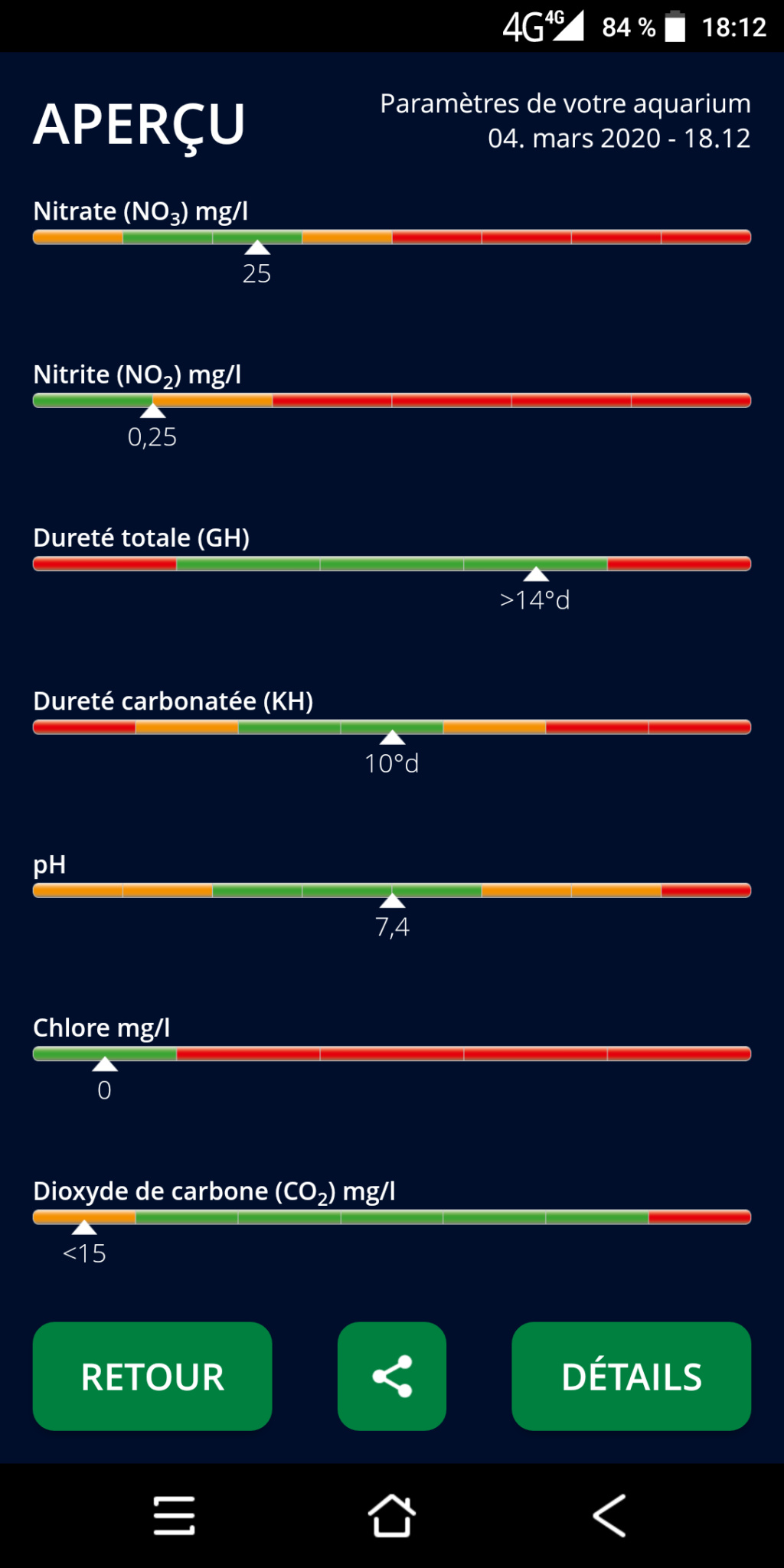 Test eau du robinet Screen10