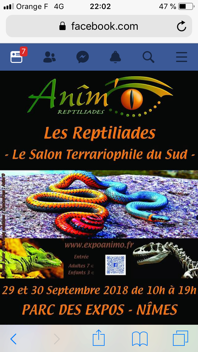 Reptiliades de Nîmes 29 et 30 septembre 2018 33d7e610