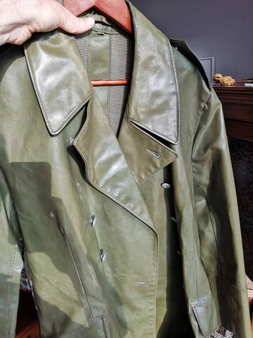 Manteau de cuir vert Gestapo ou RSHA? Photos et suite