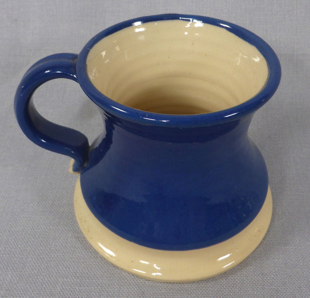 Help to identify maker of slipware ERII Coronation mug, 1953, WV mark  P1710011