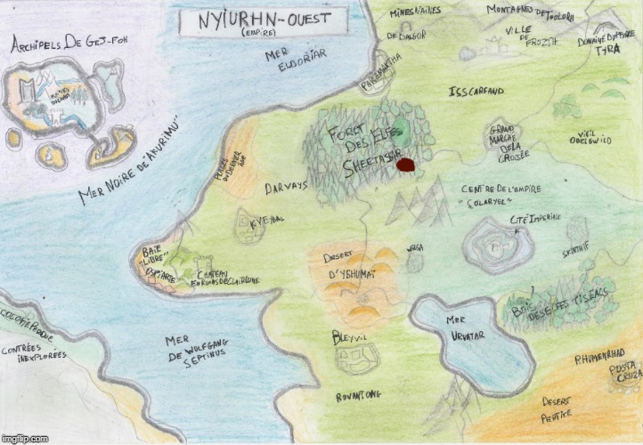 Nyyurn, monde aux plusieurs plans.  Map10