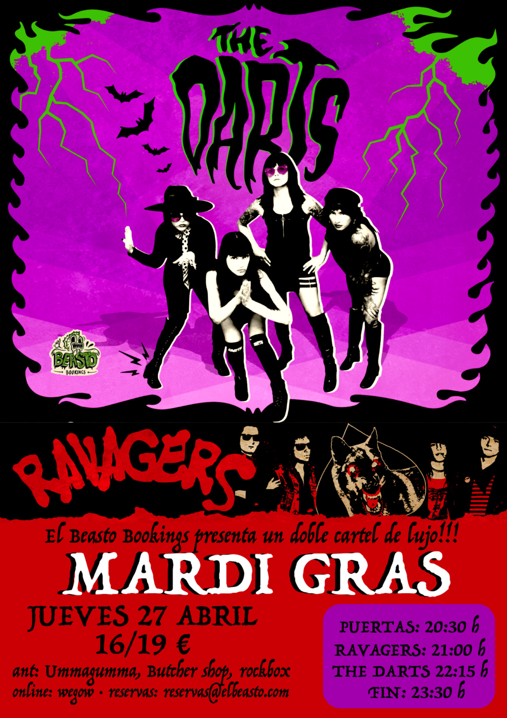 RAVAGERS ☠︎ European Wasteland Tour 2023 Carte126