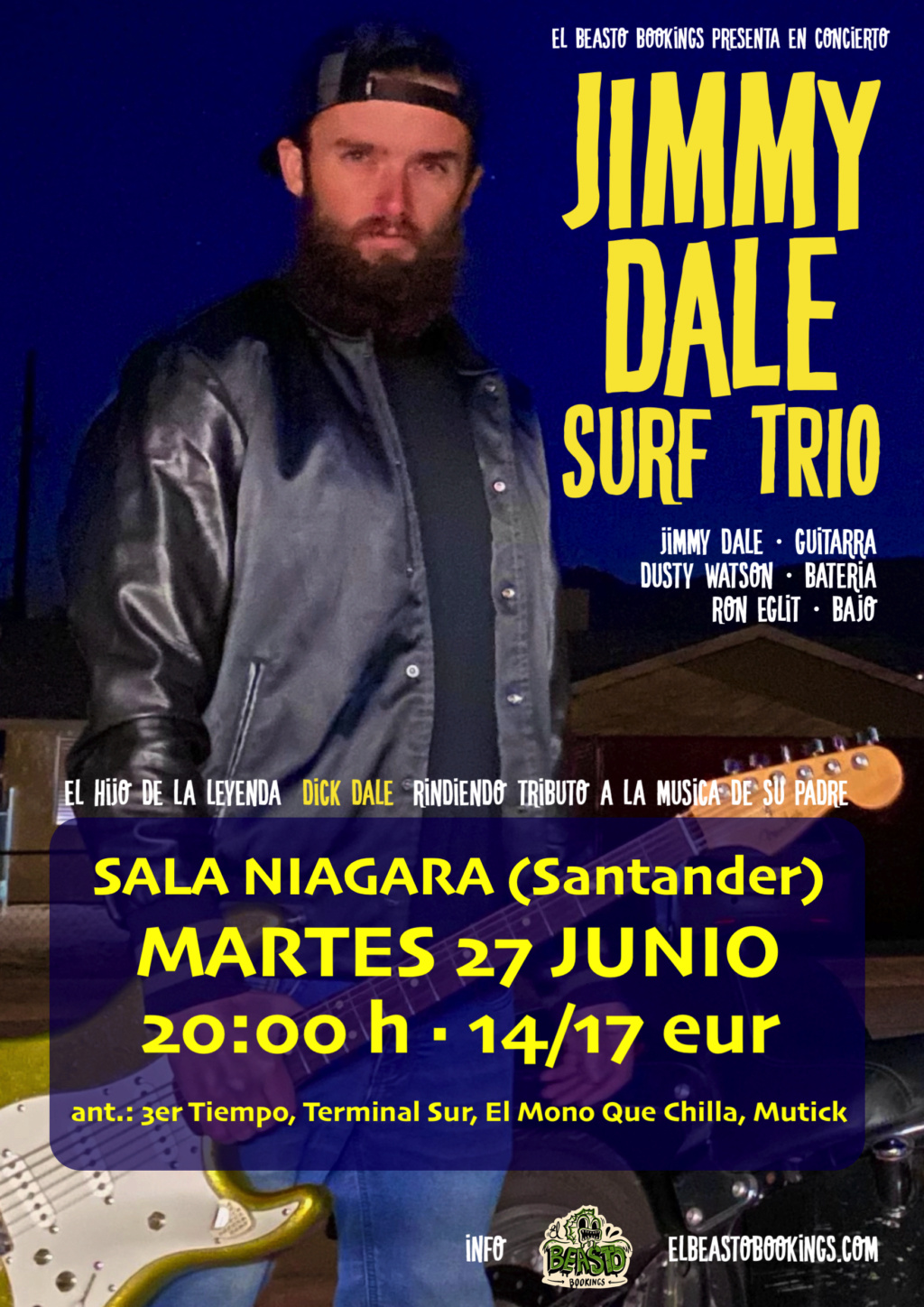 Jimmy Dale Surf Trio en gira - Junio 2023 Carte145