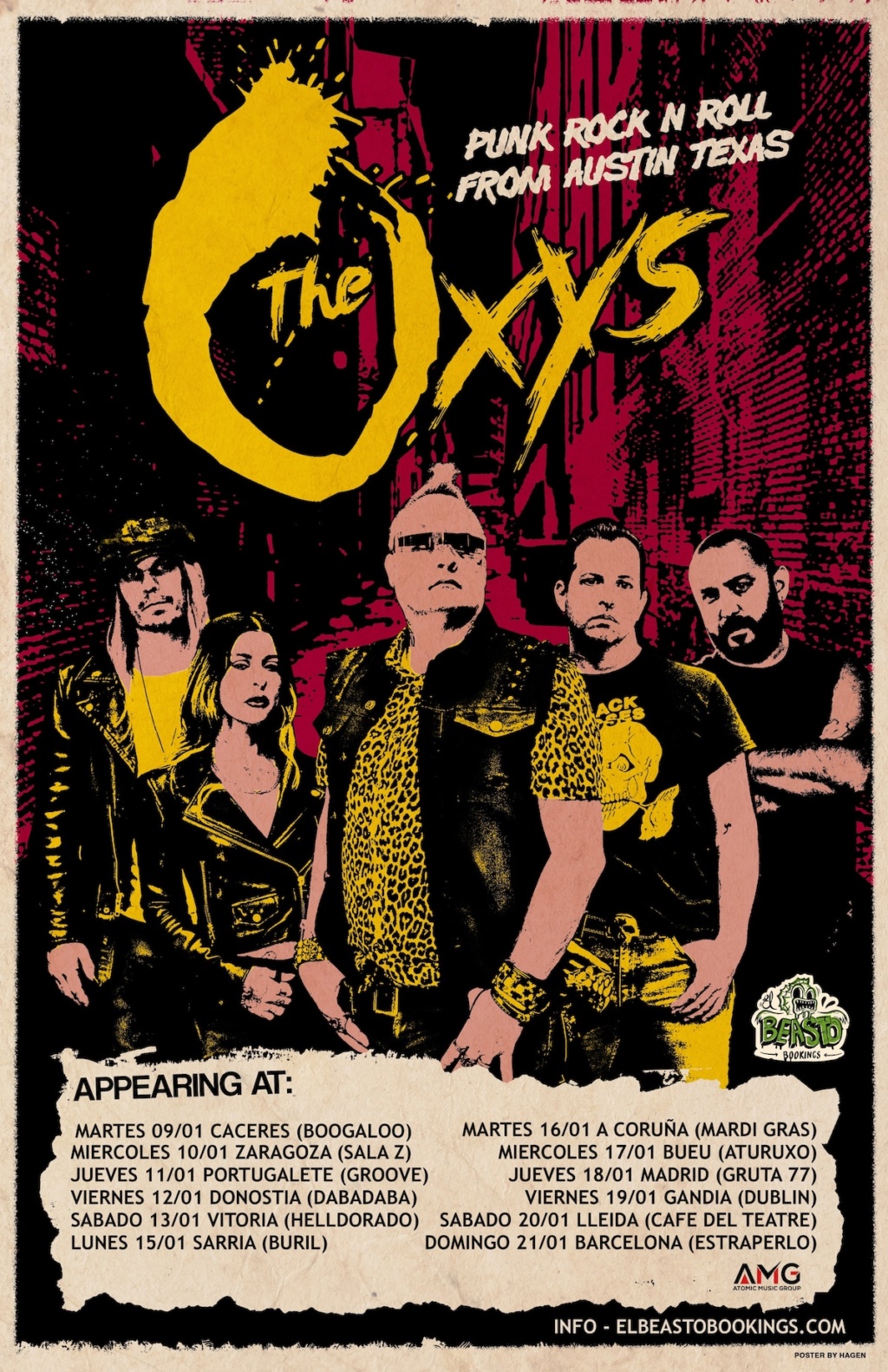 The Oxys (Punk Rock & Roll, Estados Unidos) Carte168