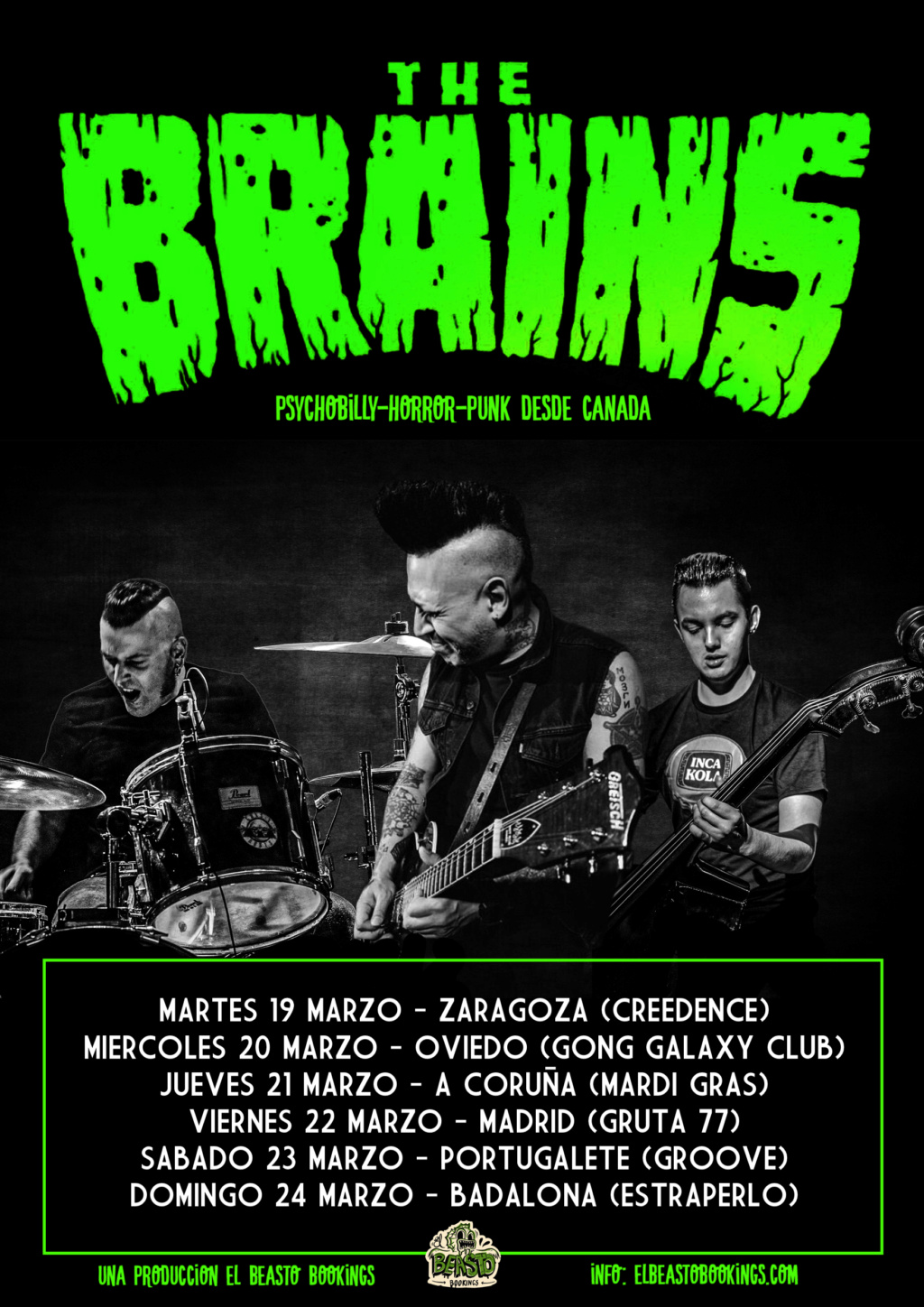 The Brains (Psychobilly / Horror punk, Canadá) Carte179