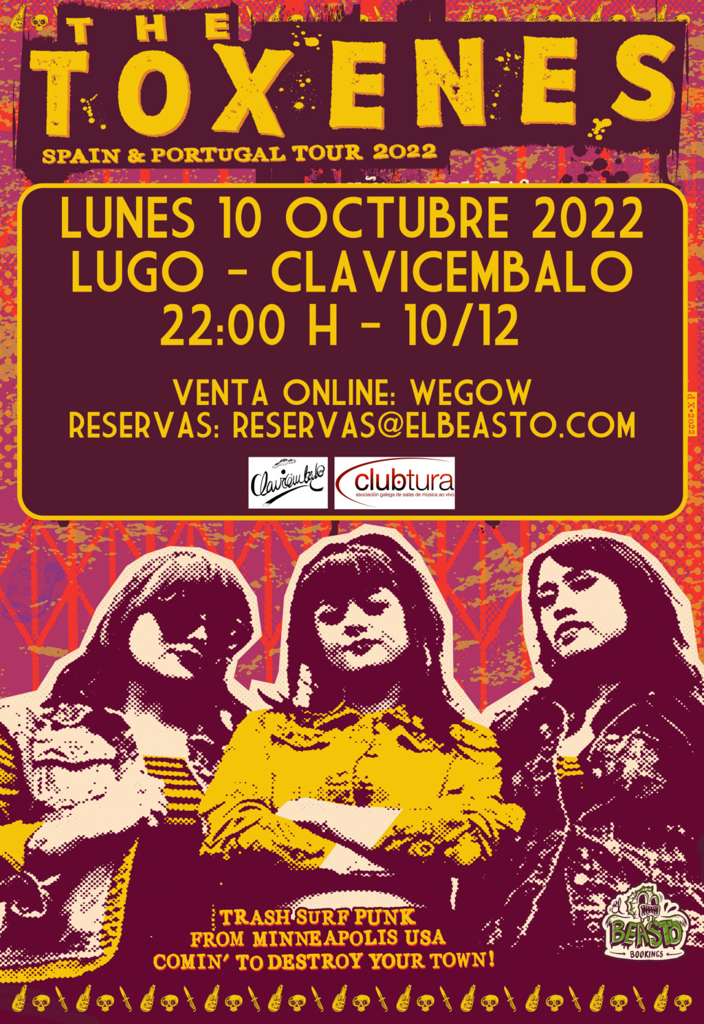 The Toxenes en gira ☠︎ Octubre 2022 Cartel79