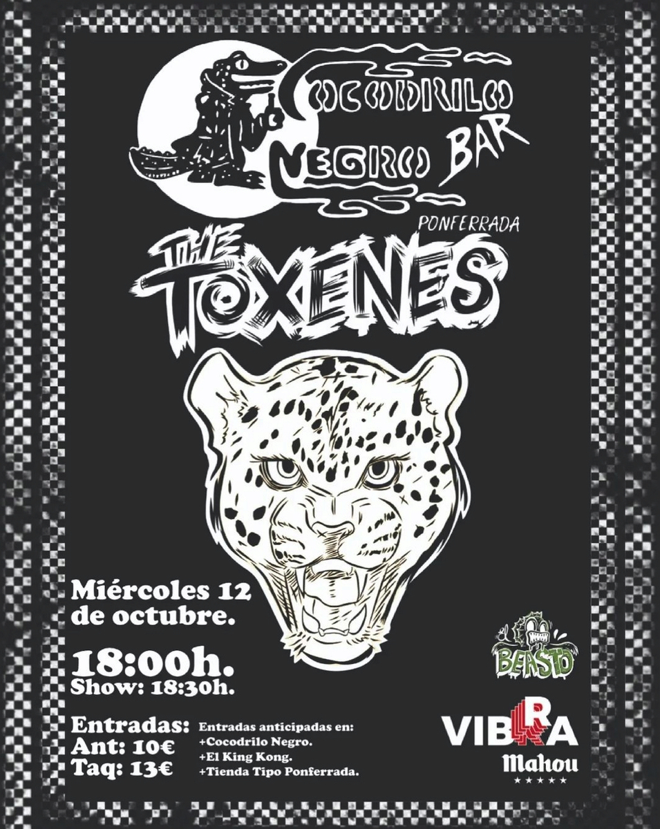The Toxenes en gira ☠︎ Octubre 2022 Cartel80