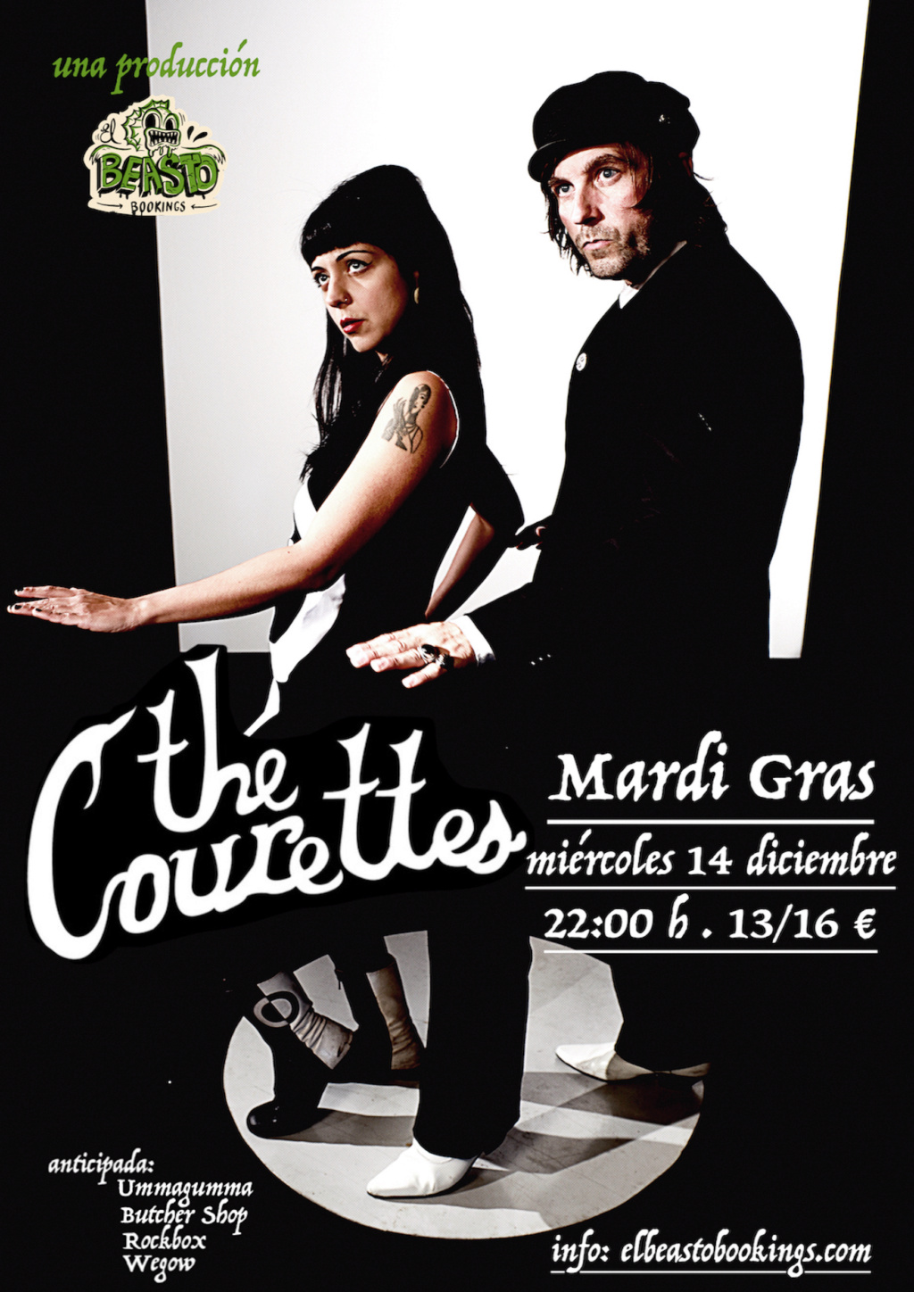 The Courettes en Coruña ☠︎ 14.12.2022 Cartel89