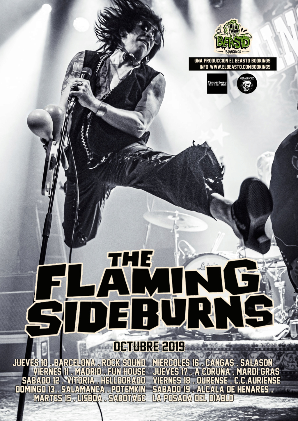 THE FLAMING SIDEBURNS ☆ En gira octubre 2019 Promow52