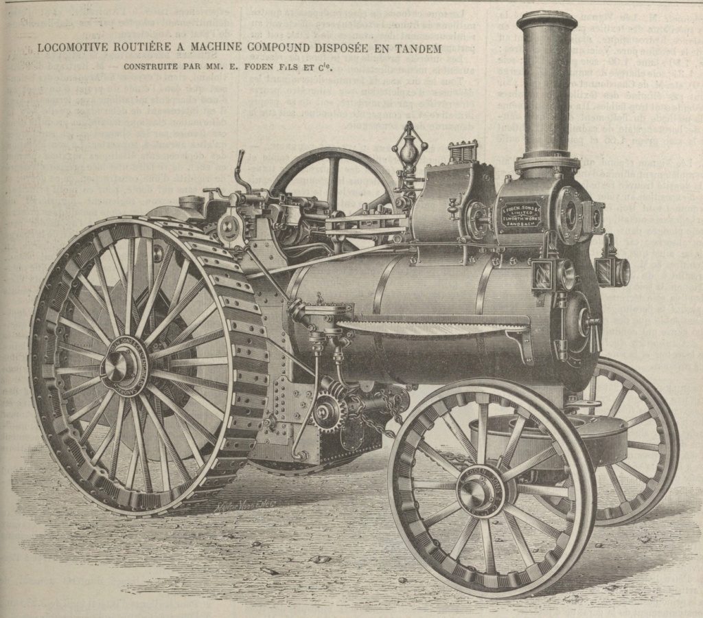 FODEN tracteur à vapeur 1892 00001179