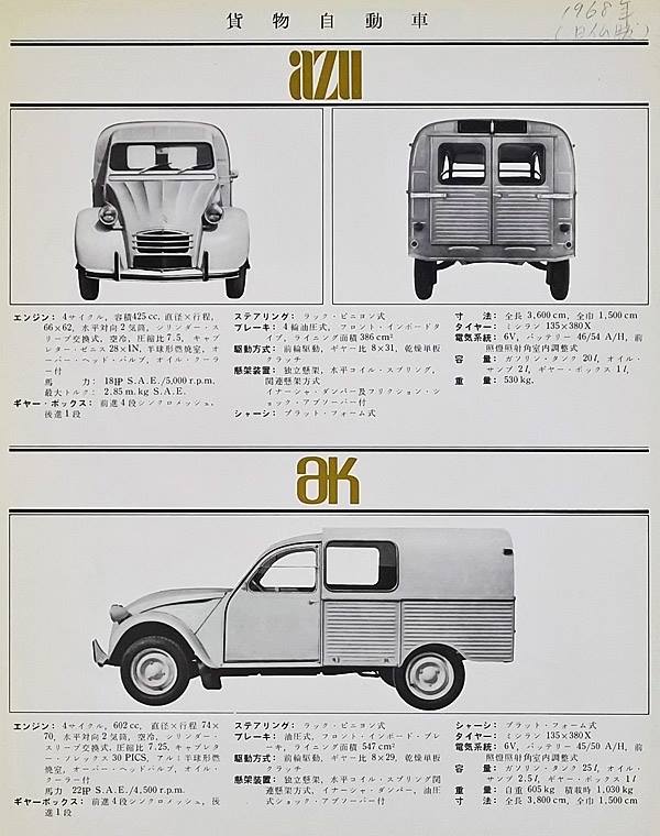 brochure CITROËN 1966 au JAPON 00004009
