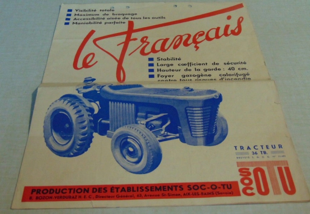 LE FRANCAIS Tracteur Universel des Ets SOC-O-TU 00005949