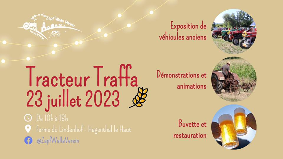 68 - Hagenthal Le Haut  : Tracteur Traffa Expo le 23 Juillet 2023 00006576