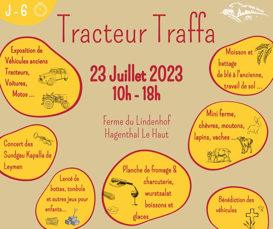 68 - Hagenthal Le Haut  : Tracteur Traffa Expo le 23 Juillet 2023 00006577