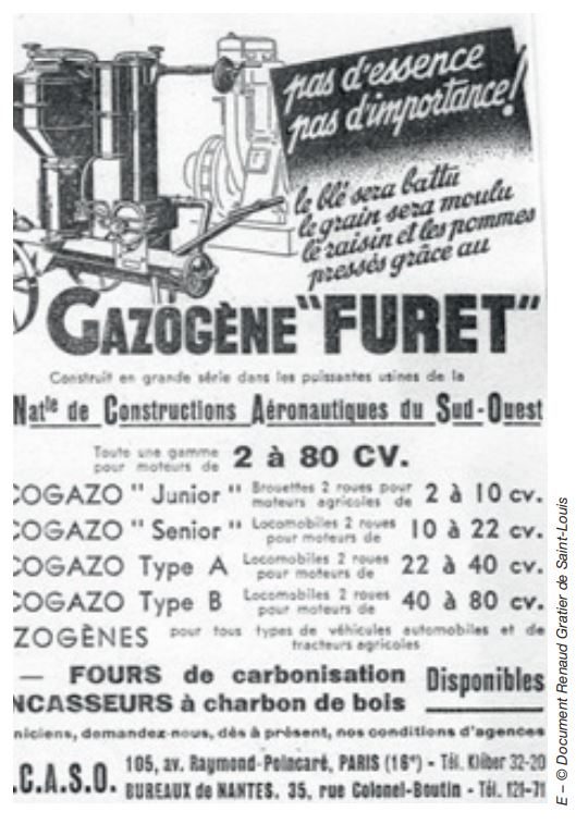 14 -b- BERNARD-MOTEURS  à Gazogène 000192