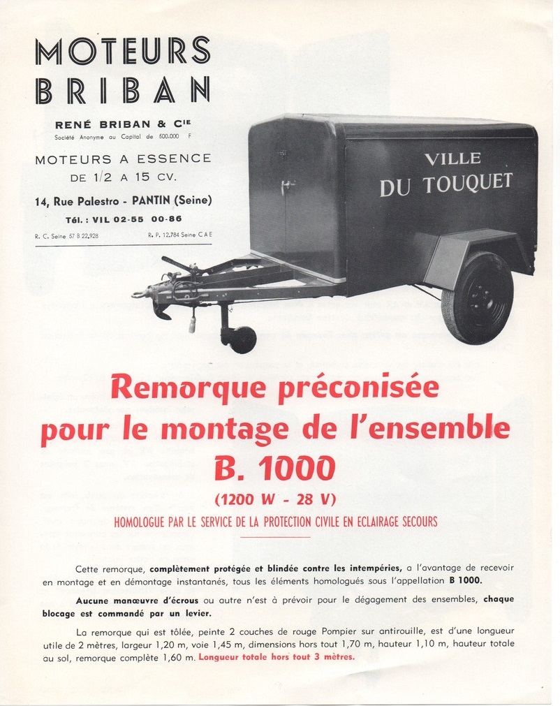 Groupe électrogène BRIBAN B1000 000_1211