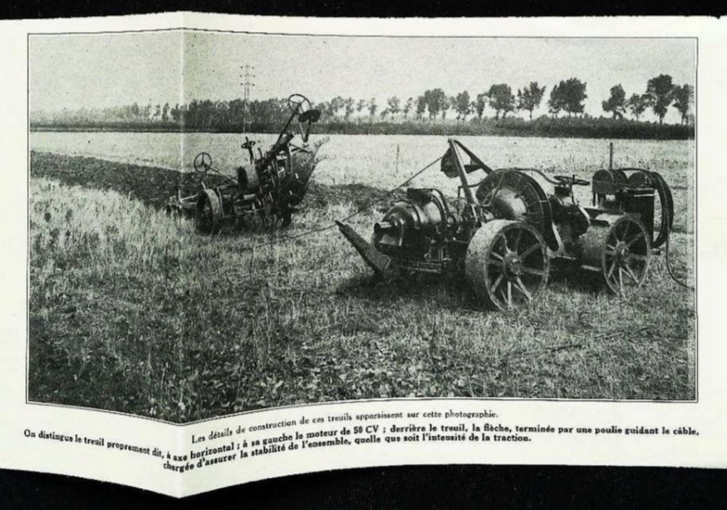 Le labourage au treuil  AVANT 1900 00344