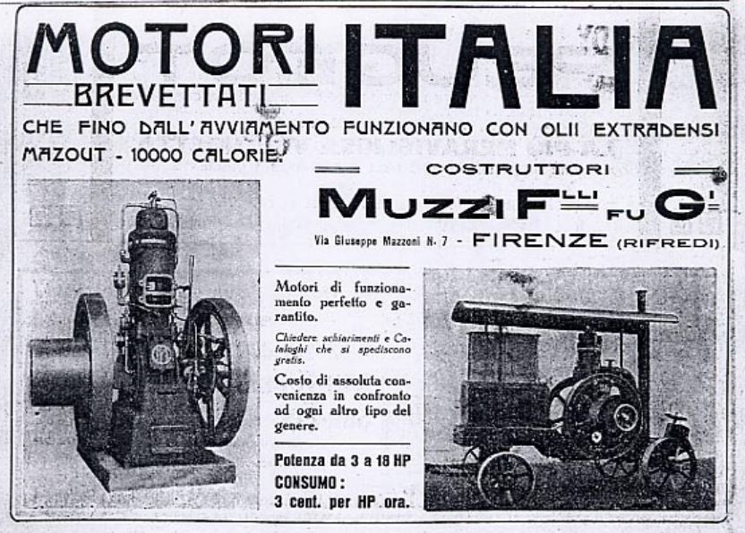 MUZZI : moteur semi-Diesel à boule chaude italien 00_0_368