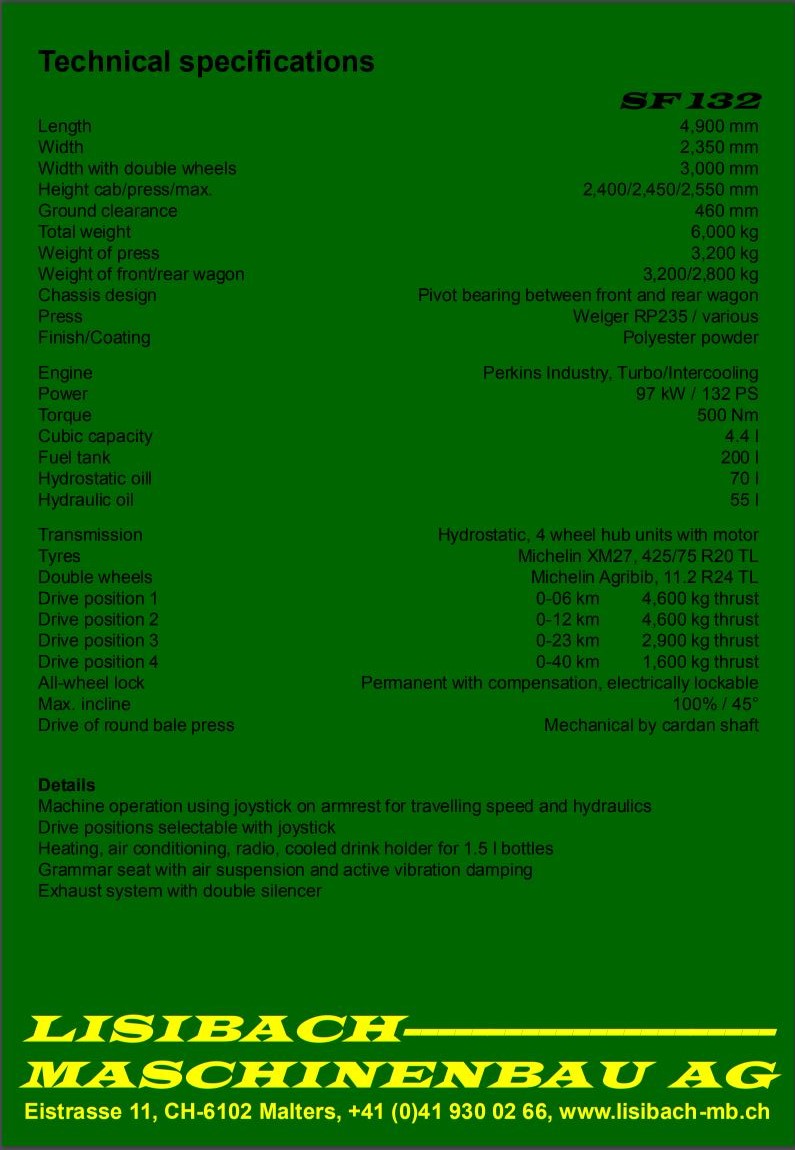 LISIBACH MASCHINENBAU   Round-baller automoteur 00_3_411