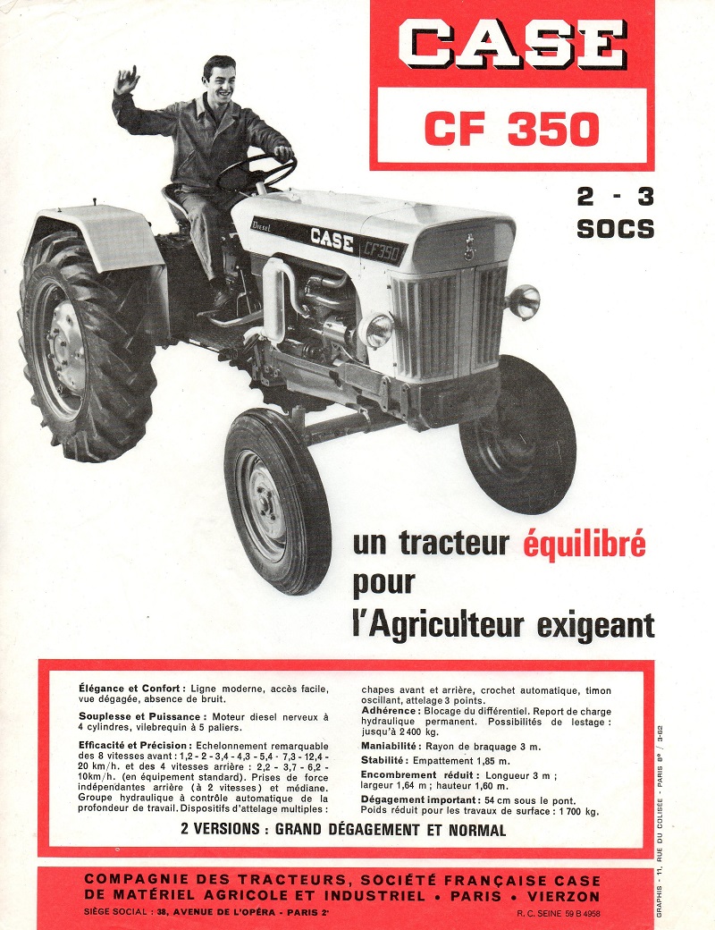 Case CF350 Tracteur 0_0_1479