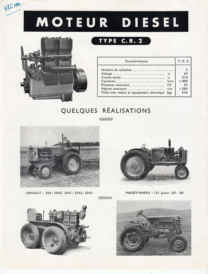 Les remotorisations de tracteurs essence avec moteur CLM (Cie Lilloise de Mécanique) 0_675