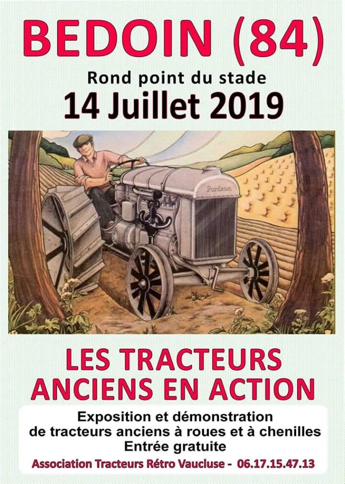 84 - BEDOIN : expo/démo tracteurs anciens le 14 Juillet 2019 0_8_110