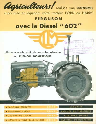 Les remotorisations de tracteurs essence avec moteur CLM (Cie Lilloise de Mécanique) 12054110