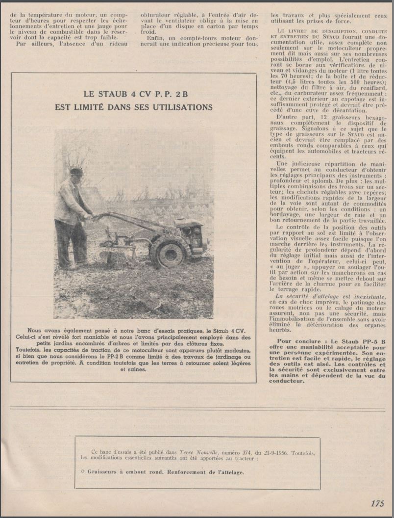 Essais tracteurs revue TERRE NOUVELLE 1957 a télécharger - Page 2 15222