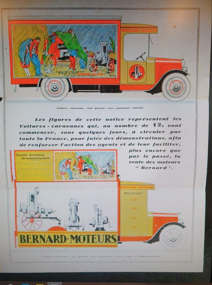 les camions de démonstration de Bernard-Moteurs 16222